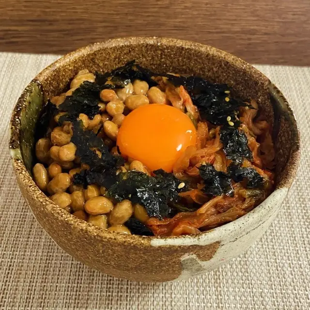 アレンジレシピ 納豆キムチ丼